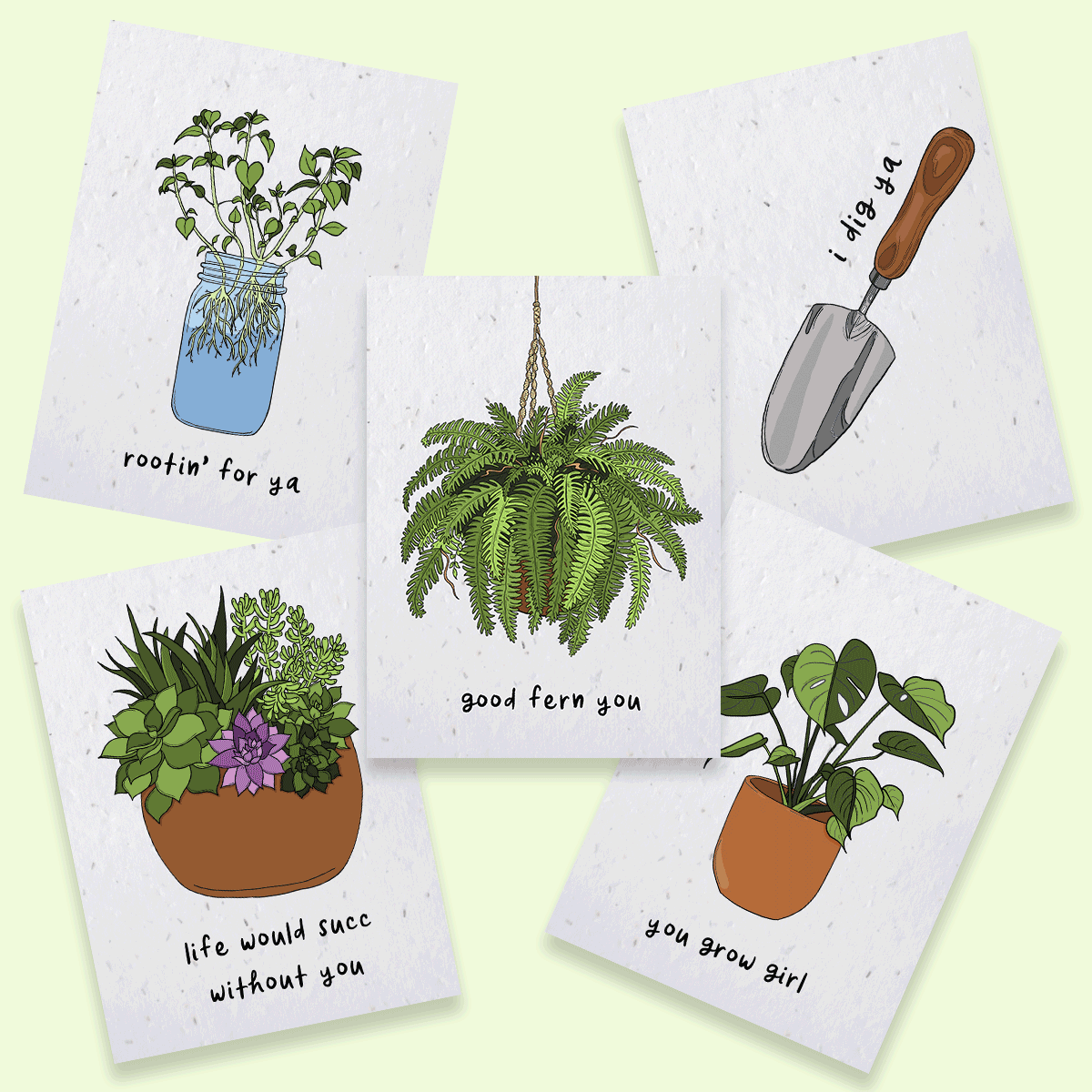 Plantable Puns | Seed Cards