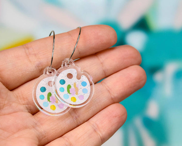 Paint Palette Earrings