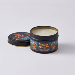 Pur Retro - Camp Fire Travel Tin Candle