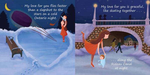 I Love You From Labrador To Vancouver Island 7x7 board book