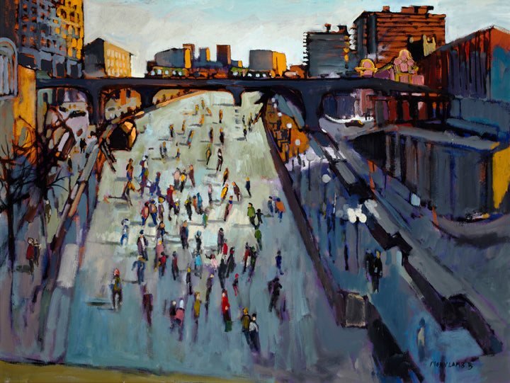 RMG Molly Lamb Bobak Skaters on the Rideau Print