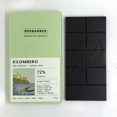 Desbarres Kilombero 72% Dark Chocolate
