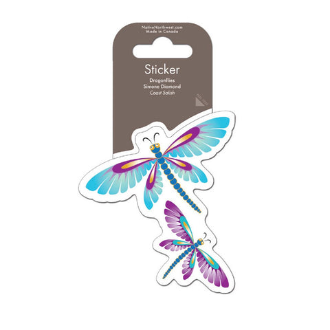 Dragonflies Sticker Native Northwest