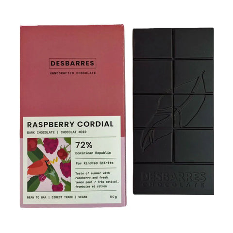 Desbarres Raspberry Cordial Dark Chocolate