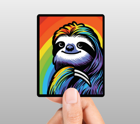 Pride Sloth Sticker