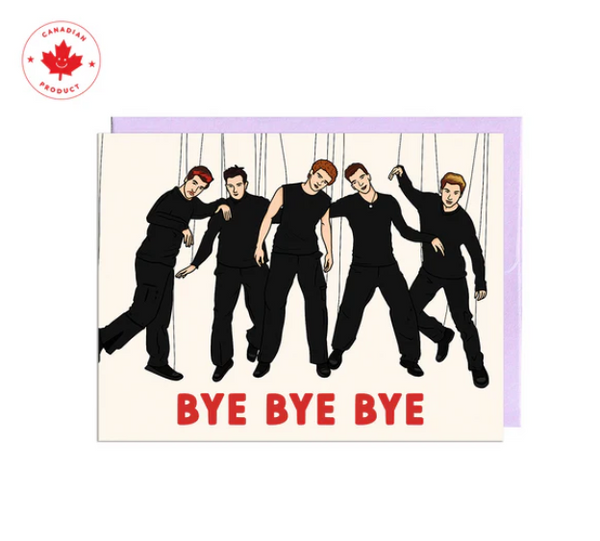 BYE BYE BYE Card