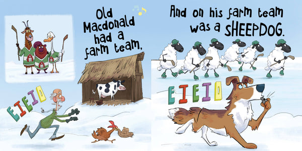 Old Macdonald Had A Farm Team (board book)