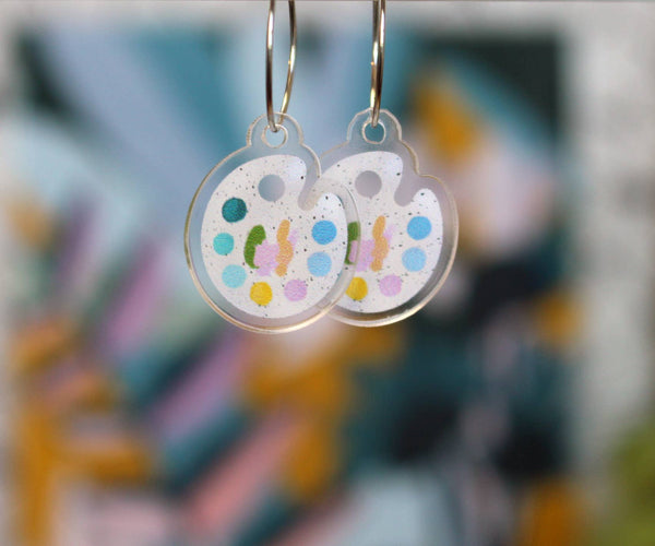 Paint Palette Earrings