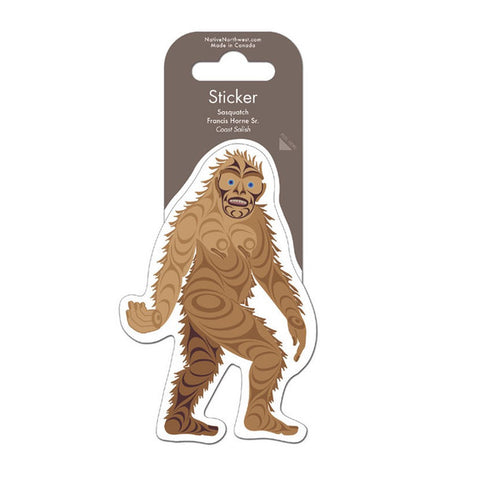 Sasquatch Sticker Native Northwest