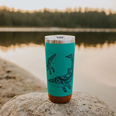 Native Northwest Humpback Whale Travel Mug