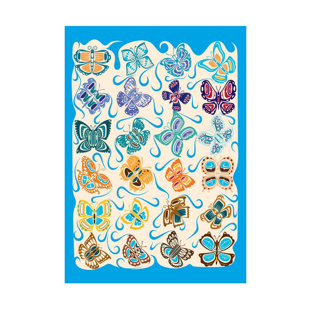 Native Northwest Butterflies Greeting Card