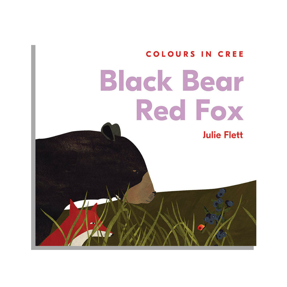 Native Northwest Black Bear Red Fox: Colours in Cree