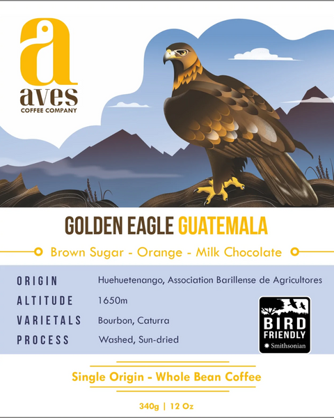 Aves Coffee Golden Eagle Guatemala Whole Bean Coffee