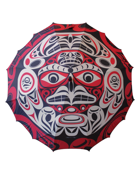 Native Northwest Thunderbird Moon Umbrella