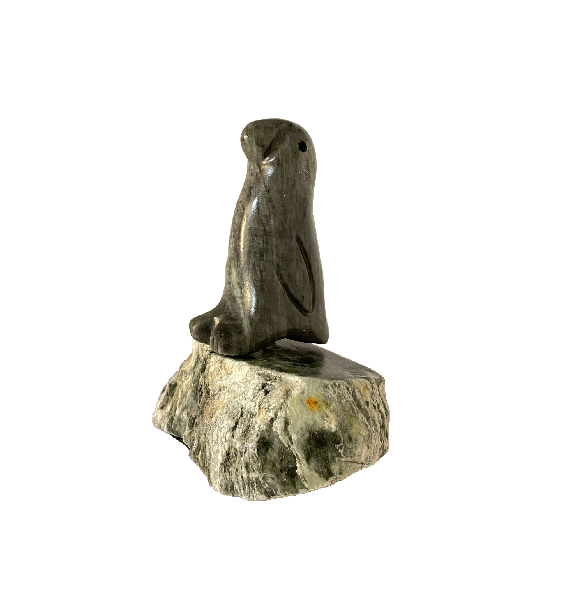 Peter Martin Baby Puffin Soapstone Sculpture