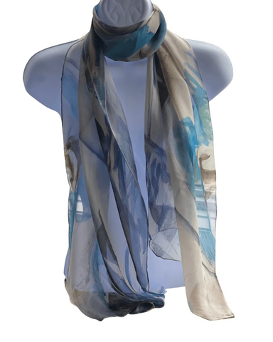 LoveJACK Sailing Race Silk Chiffon Scarf