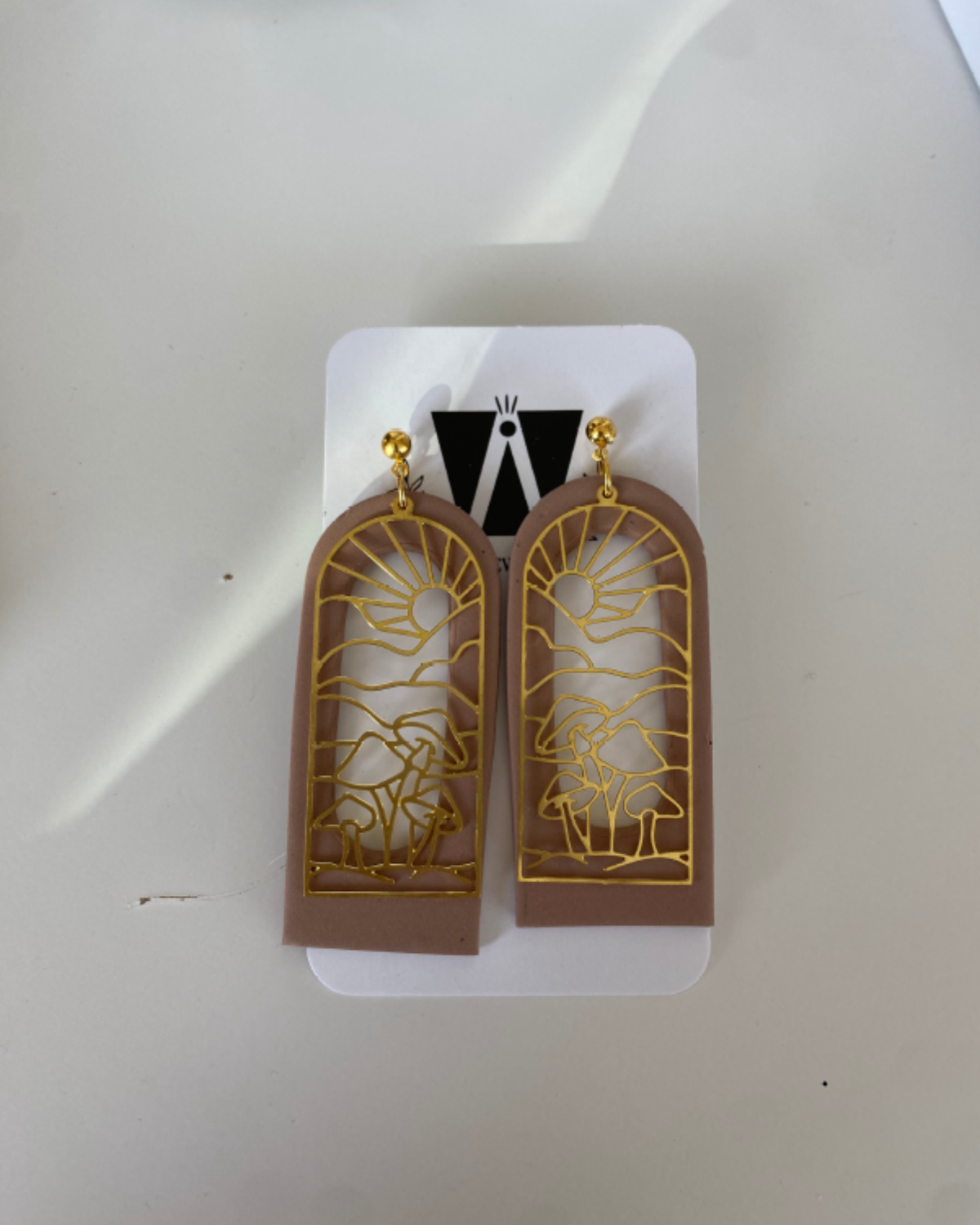 ViV Jewelry Mushroom Landscape Arches Earrings