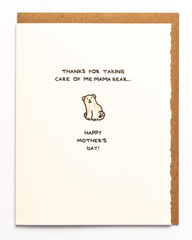 Mythical Matters Mother's Day Mama Bear Greeting Card