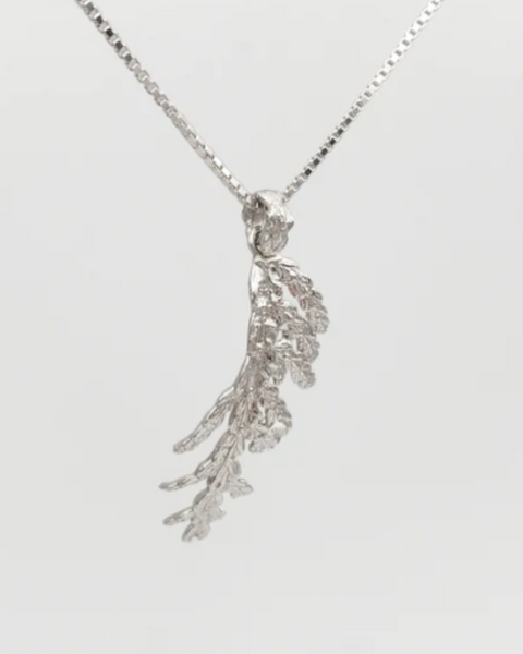 Kyla Vitek Jewelry Silver Cedar Necklace