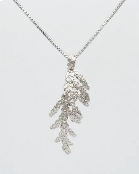 Kyla Vitek Jewelry Silver Cedar Necklace