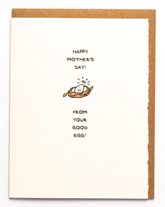 Mythical Matters Mother's Day Egg Greeting Card