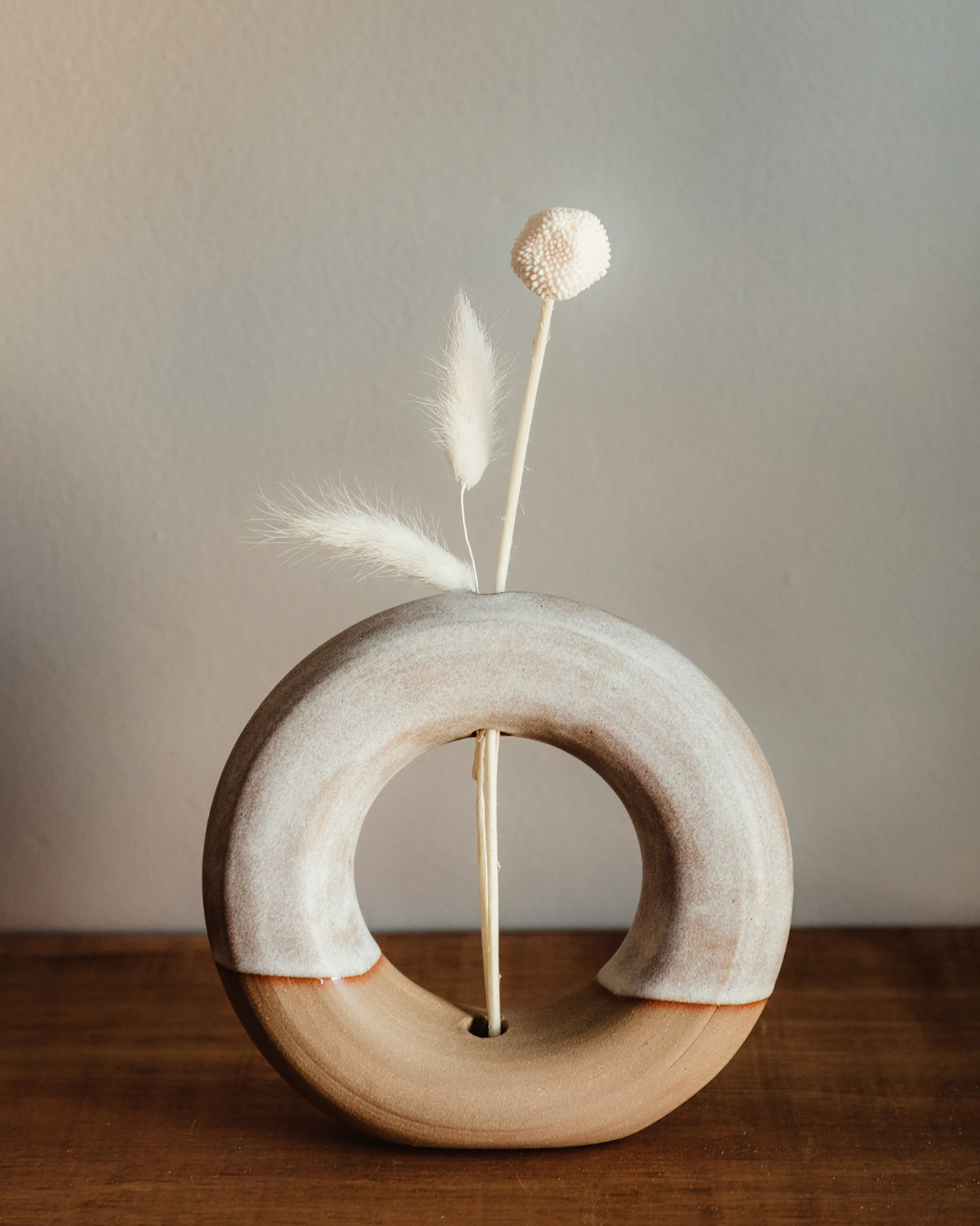 Equanimity Ceramics Circle Vase