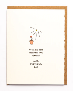 Mythical Matters Mother's Day Flower Greeting Card