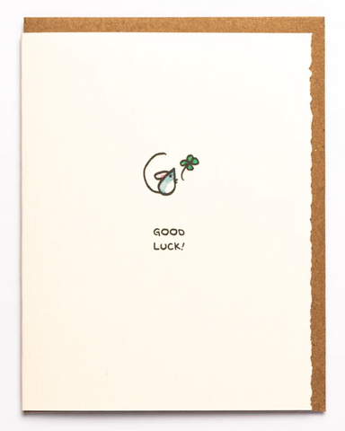 Mythical Matters Good Luck Mouse Greeting Card