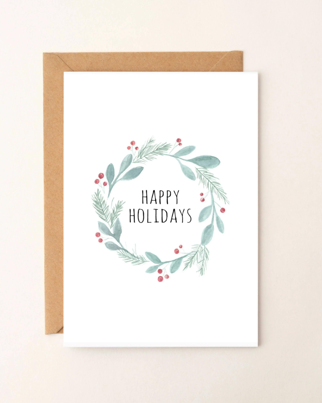 Little Cedar & Pine Happy Holidays Greeting Card