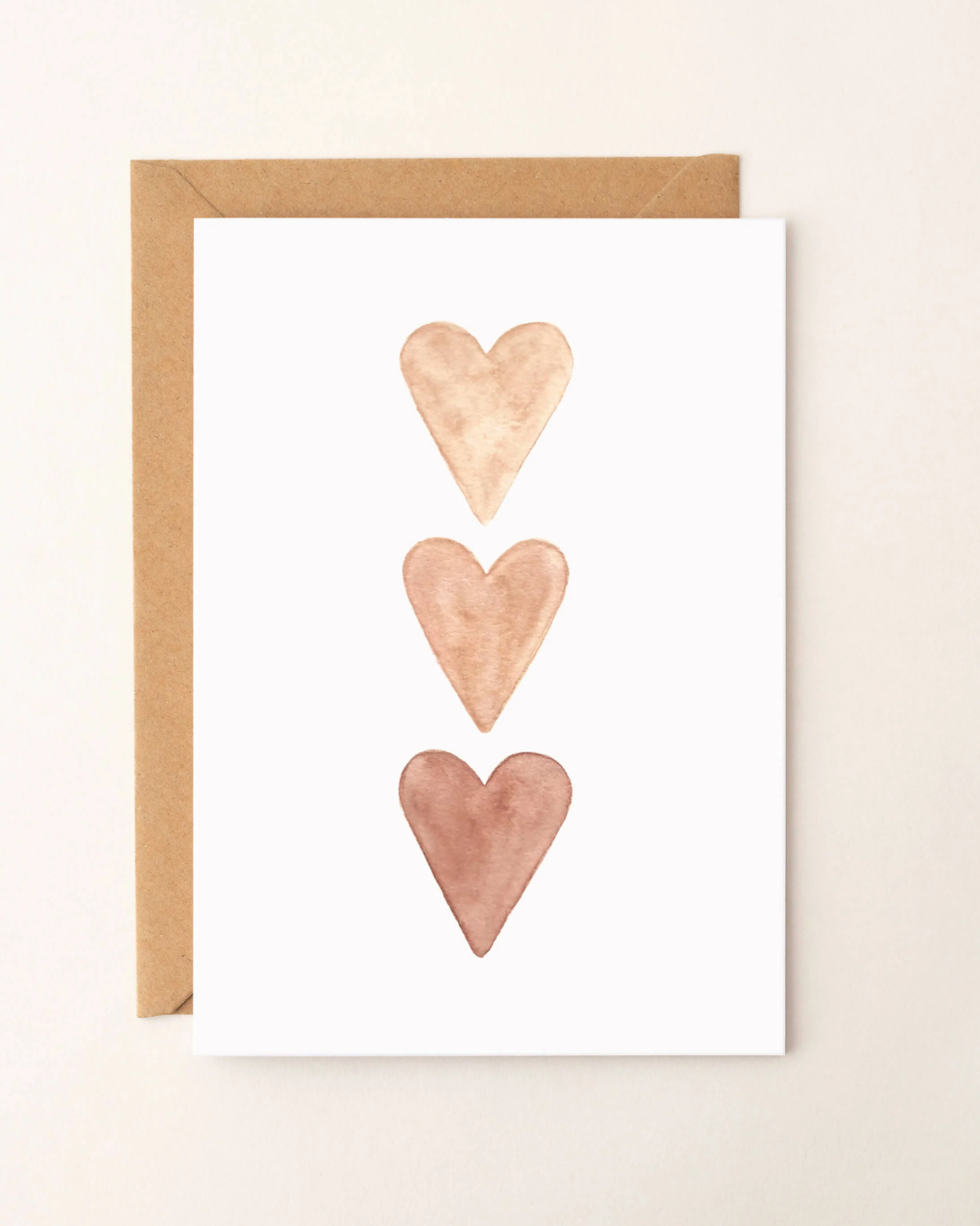 Little Cedar and Pine Heart Greeting Card