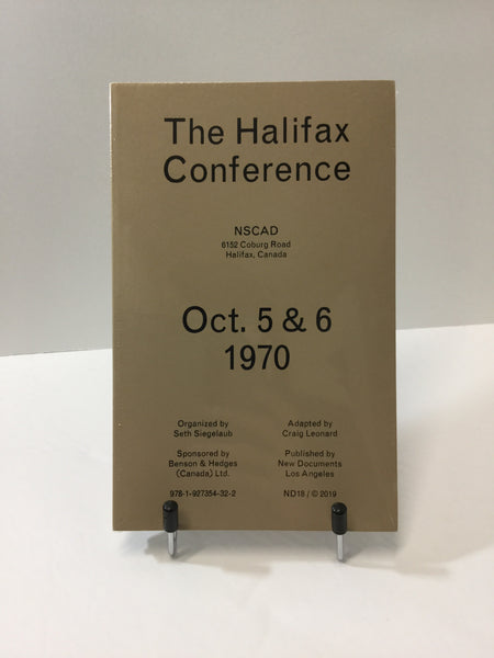 Art Metropole The Halifax Conferences