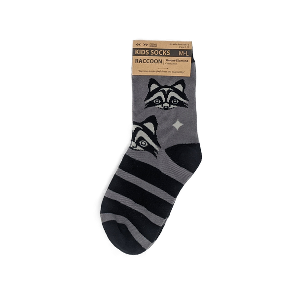 Native Northwest Raccoon Socks
