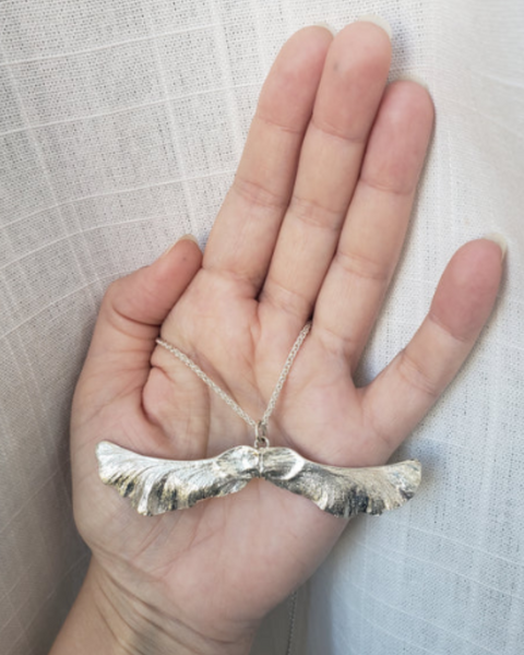 Kyla Vitek Silver Maple Key Necklace
