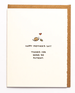 Mythical Matters Mother's Day Snails Greeting Card
