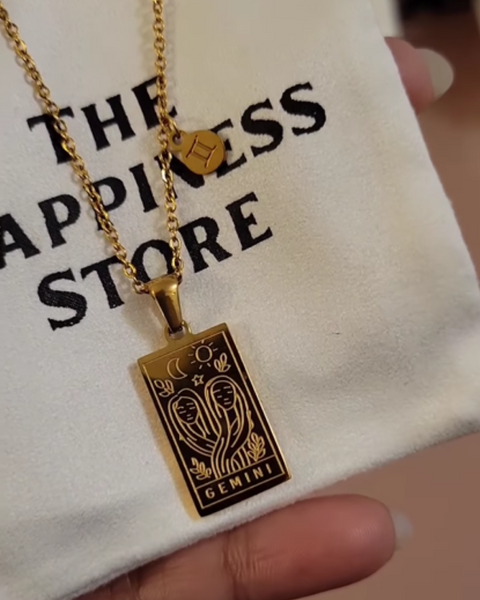 The Happiness Store Gold Zodiac Necklace